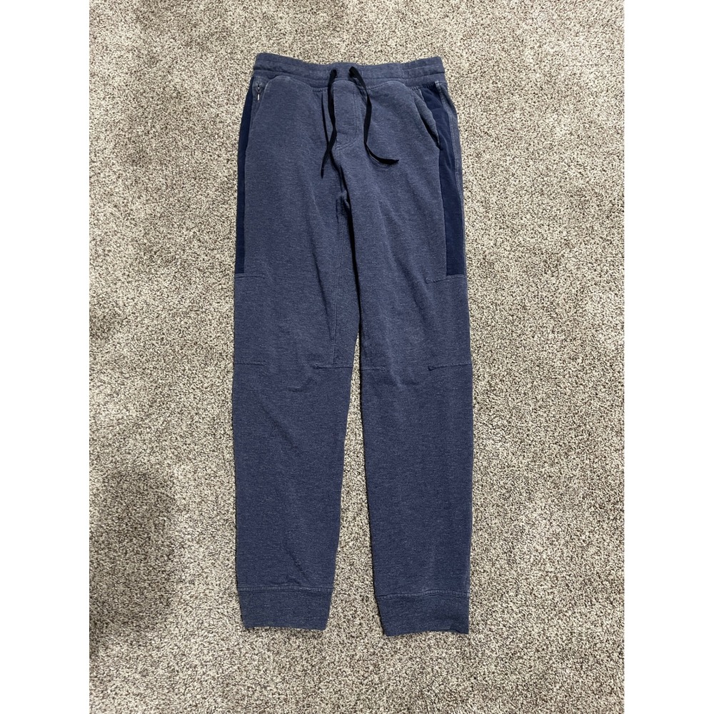 Lululemon Mens City Sweat Jogger Navy Blue Heathered Tapered Pants Size M